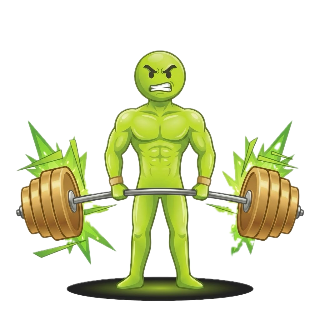 SilaFit mascot lifting a barbell